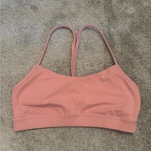 Lululemon Pink Racerback Sports Bra